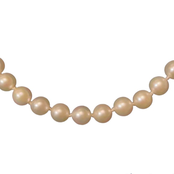 AUTH 1980s MIKIMOTO AKOYA CULTURED PEARL NECKLACE LANE CRAWFORD NECKLACE - Picture 3 of 17